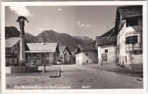 Nassereith in Tirol, Straßenansicht, ca. 1930