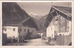 Nassereith in Tirol, Straßenansicht, ca. 1930