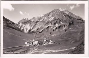 Stuben am Arlberg, Ortsansicht, ca. 1960