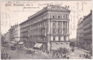 Wien-Innere Stadt, Mariahilferstraße 71a, Hotel Kummer, ca. 1910