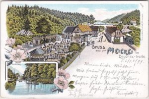 01445 Radebeul-Niederlößnitz, Meierei, Farblitho, ca. 1895