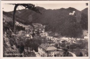 Gutenstein (Niederösterreich), Ortsansicht, ca. 1925