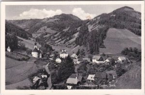 Gasen (Steiermark), Ortsansicht, ca. 1950