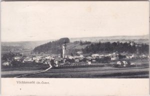 Vöcklamarkt (Oberösterreich), Ortsansicht, ca. 1905