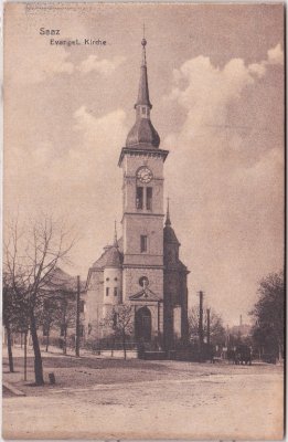 Saaz (Zatec), Evangelische Kirche, ca. 1915