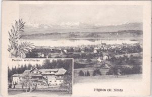 Pfäffikon, u.a. Pension Waldfrieden, ca. 1910