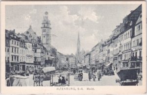 04600 Altenburg, Markt, ca. 1915