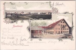 82402 Seeshaupt, Gasthaus zur Post, ca. 1900