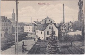 08107 Kirchberg (Sachsen), Straßenansicht, ca. 1915