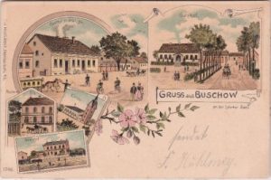 14715 Buschow (Märkisch Luch), Farblitho, ca. 1900