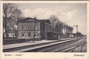 19300 Grabow (Elde), Mecklenburg, Bahnhof, ca. 1935