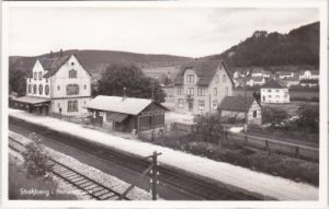 72479 Straßberg, Bahnhof Straßberg-Winterlingen, ca. 1940