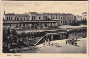 Sorau (Zary), Bahnhof, ca. 1930
