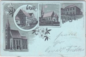 Winzig in Schlesien (Winsko), Litho, ca. 1900