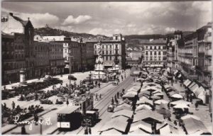 Linz an der Donau, Markt, ca. 1938