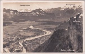 Hallein, Ortsansicht, ca. 1940