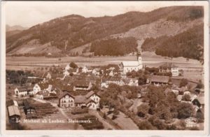 St. Michael ob Leoben (Steiermark), Ortsansicht, ca. 1940