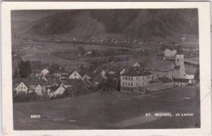 St. Michael ob Leoben (Steiermark), Ortsansicht, ca. 1935