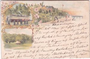 Skodsborg, Ulvedalen, Farblitho, ca. 1895