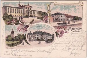 13051 Berlin-Malchow (Hohenschönhausen), Farblitho, ca. 1900