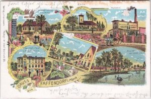 15848 Pfaffendorf in der Mark (Rietz-Neuendorf), Farblitho, ca. 1905