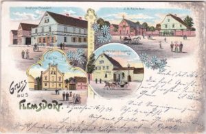 16278 Flemsdorf (Schöneberg/Uckermark), Farblitho, ca. 1900