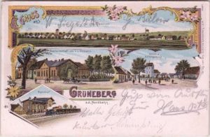 16775 Grüneberg (Löwenberger Land), Farblitho, ca. 1900