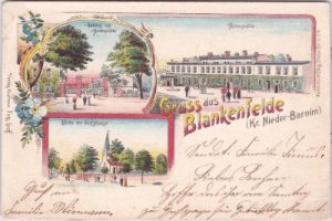 13159 Berlin-Blankenfelde (Pankow), Farblitho, ca. 1900