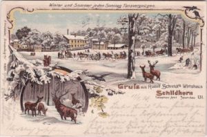 14193 Berlin-Grunewald, Schildhorn, Winterlitho, ca. 1900