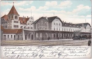87509 Immenstadt im Allgäu, Bahnhof, ca. 1900