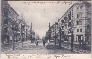 12047 Berlin-Rixdorf (Neukölln), Ecke Friedelstraße, ca. 1905