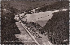 37520 Riefensbeek-Kamschlacken (Osterode), Luftaufnahme, ca. 1960