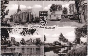 47608 Geldern, u.a. Gymnasium, Nierspartie, ca. 1960