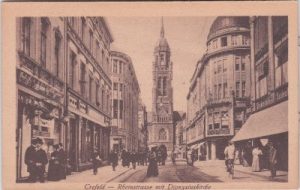 47798 Krefeld, Rheinstraße, ca. 1920