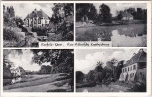 47809 Krefeld-Linn, Kur-Kölnische Landesburg, ca. 1955