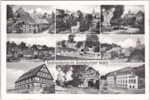 49545 Tecklenburg im Teutoburger Wald, ca. 1950