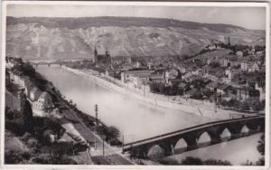 55411 Bingen am Rhein, Luftaufnahme, ca. 1940