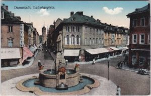 64283 Darmstadt, Ludwigsplatz, ca. 1915