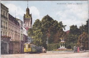 75175 Pforzheim, Partie beim Bahnhof, ca. 1920