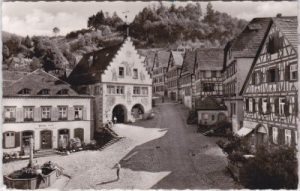 77761 Schiltach im Schwarzwald, Marktplatz, ca. 1965