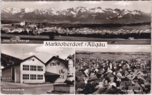 87616 Marktoberdorf (Allgäu), u.a. Mädchenschule, ca. 1955