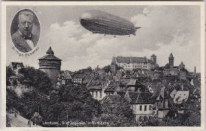 90403 Nürnberg, Landung Luftschiff “Graf Zeppelin“ 1931