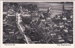 92648 Vohenstrauß (Oberpfalz), Luftaufnahme, ca. 1950