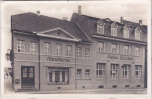 99628 Buttstädt, Kaffee Schollain, Konditorei, ca. 1930