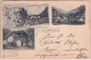 St. Leonhard in Passeier (San Leonardo in Passiria), Südtirol, ca. 1895