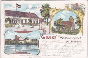 12529 Waßmannsdorf (Schönefeld), Farblitho, ca. 1900