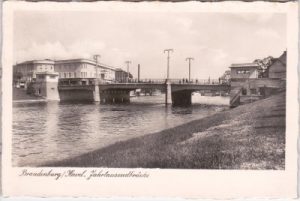 14776 Brandenburg (Havel), Ritterstraße, Jahrtausendbrücke, ca. 1935