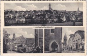 34497 Korbach in Waldeck, u.a. Stechbahn, ca. 1935