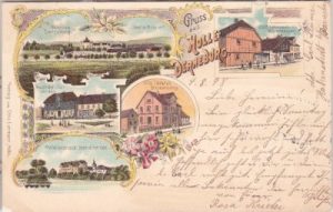 31188 Holle-Derneburg, u.a. Waisenhaus, Farblitho, ca. 1895