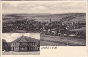 34414 Scherfede in Westfalen (Warburg), Gasthof Henneken, ca. 1935